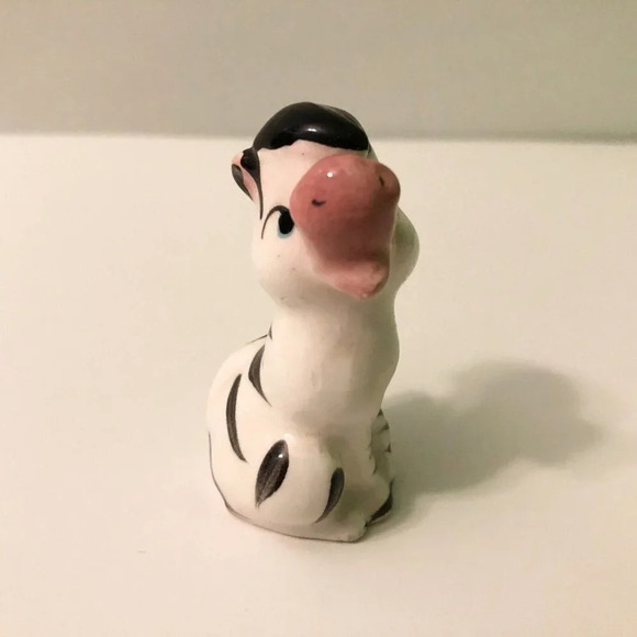 Vintage Tiny Zebra Ceramic Figurine Japan 2.25 Inch Tall  Collectible Figure - Picture 10 of 11